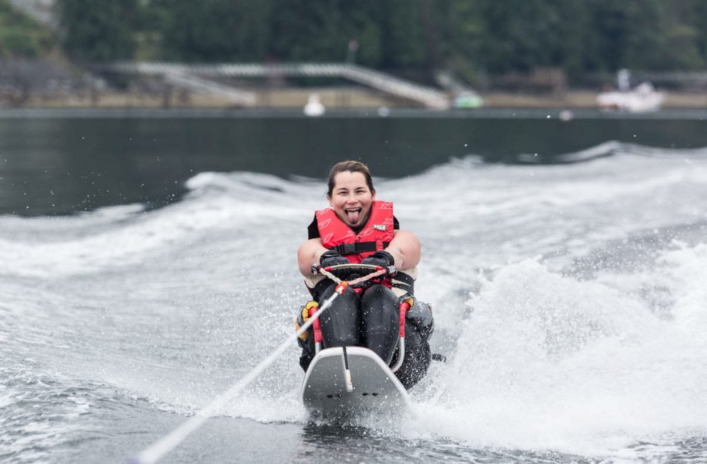 Adaptive water skiing