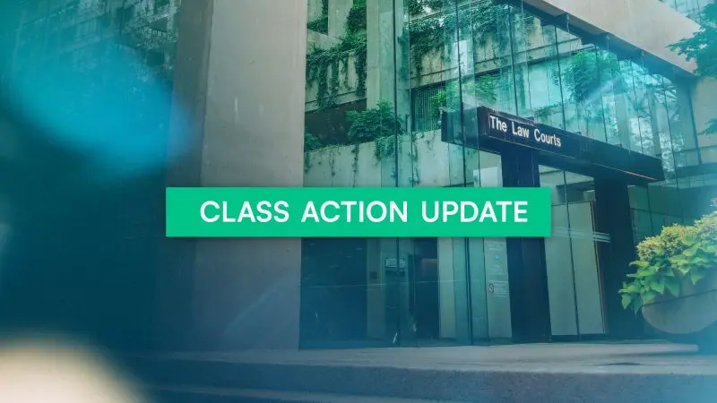 Class Action Update